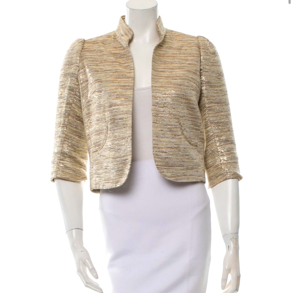 Smythe
Metallic Cropped Jacket
Size: M